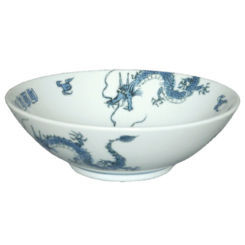 ラーメン丼 踊り竜青 丸6.8寸丼 10個入 業務用/新品/小物送料対象商品