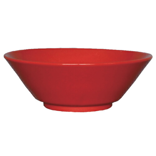 ラーメン丼 ウルトラレッド 切立6.3寸丼 厚口 10個入/業務用/新品/小物送料対象商品