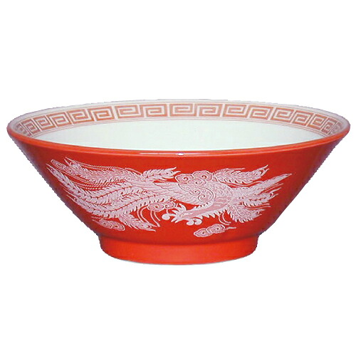 【ラーメン丼 赤釉白竜 切立6・8寸丼 10個入 】業務用/新品/送料無料|厨房機器と店舗用品 TENPOS