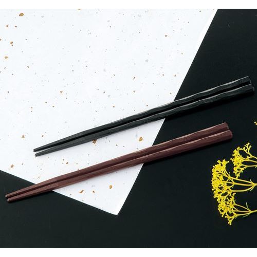SPS箸 手彫り風 茶 22.5珊 (1000膳入)/御勤め用/新品/貨物輸送無料