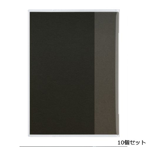 【10セット】メニューブック(A4)/表カバー付 和-501/黒 /業務用/新品/小物送料対象商品