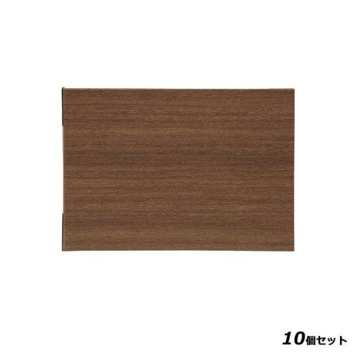 【10セット】メニューブック(A4横) LS-18A/茶 /業務用/新品/送料無料｜厨房機器と店舗用品 TENPOS
