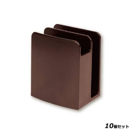 【10セット】成型ナプキン&ブックスタンド(大) SHO-149-L/茶 /業務用/新品/小物送料対象商品