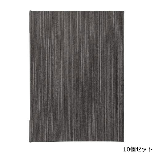 【10セット】メニューブック(B5) LS-12A/黒 /業務用/新品/小物送料対象商品|厨房機器と店舗用品 TENPOS