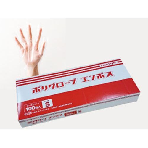 PSポリ手袋 半透明 箱入 S パックスタイル(6000個入)/業務用/新品/小物送料対象商品