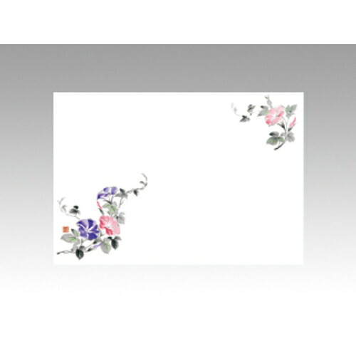 【10袋セット】テーブルマットNo.234 朝顔 1袋(100枚入)/業務用/新品/小物送料対象商品|厨房機器と店舗用品 TENPOS
