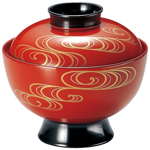 3.6寸京型椀 流水(手塗漆、磨蒔絵/業務用/新品/小物送料対象商品