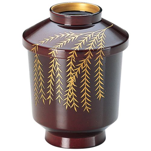 切立箸洗椀 溜柳/お役目用/新品/貨物輸送無料
