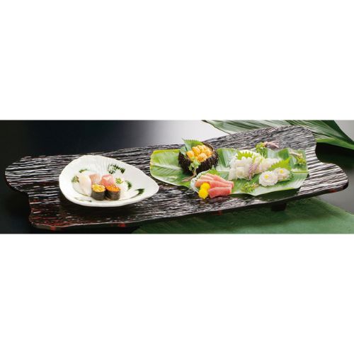 木製3尺東尋坊盛器 漆曙/お役目用/新品/貨物輸送無料