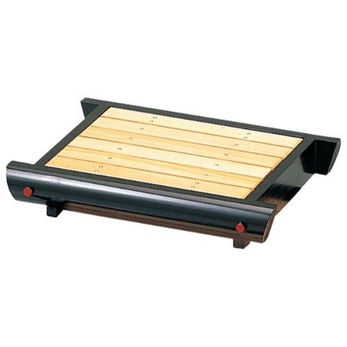 木製尺2井桁盛込器 黒(目皿付)/業務用/新品/小物送料対象商品