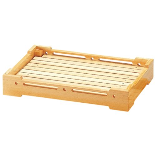 木製尺2すかし百合盛器/御役目用/新品/小物貨物輸送客体商いもの キッチン用品・食器・調理器具-食器・カトラリー・グラス