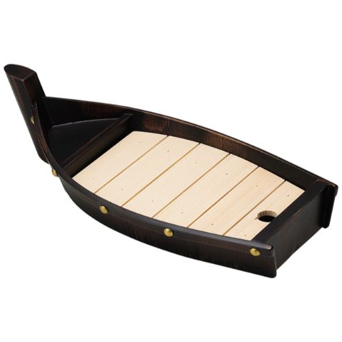 木製尺0渚舟盛器べっこう塗本体/御役目用/新品/小物貨物輸送客体商いもの その他-食器・カトラリー・グラス