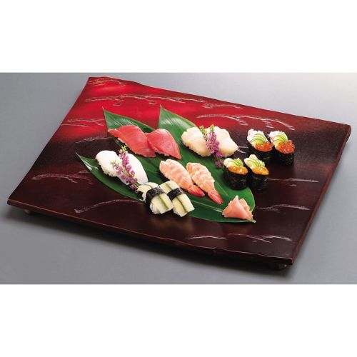 木製尺5U乱引四足金陵盛器曙日本海/お勤め用/新品/貨物輸送無料 皿・プレート-食器・カトラリー・グラス