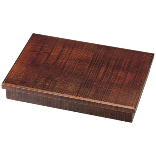木製尺3長角松花堂栃荒彫(親)/お役目用/新品/小物貨物輸送客体商いもの
