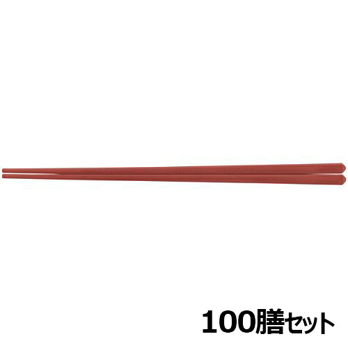 【100セット】SPS22.2cmえびす箸四角茶OM /業務用/新品/小物送料対象商品