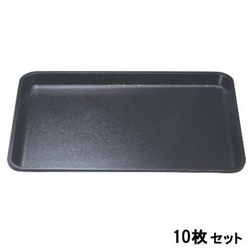 【10セット】耐熱木目長手盆黒SL尺3 黒 /業務用/新品/送料無料