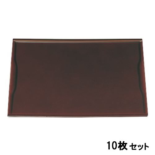 【10セット】古都懐石盆溜毘沙門天塗尺4 /業務用/新品/送料無料|厨房機器と店舗用品 TENPOS