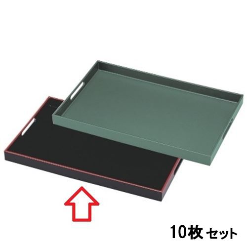 【10セット】トレー パーティートレー黒天朱 /業務用/新品/送料無料|厨房機器と店舗用品 TENPOS