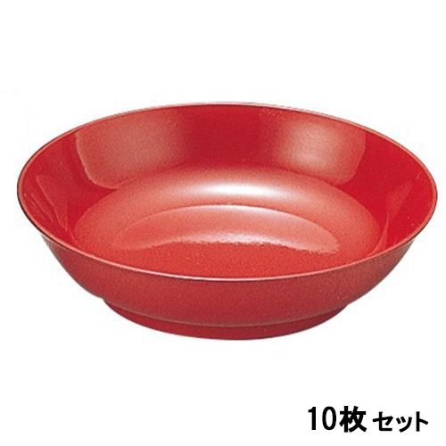 【10仕掛ける】4.2寸木皿 朱2度塗 /お役目用/新品/小物貨物輸送客体商いもの