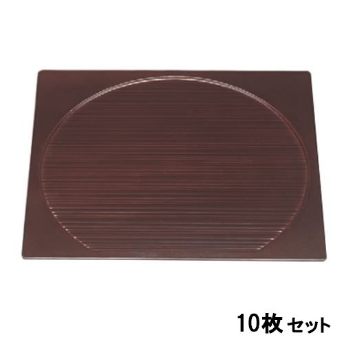 【10セット】お盆 尺4寸千筋溜半月卓上膳 /業務用/新品/送料無料|厨房機器と店舗用品 TENPOS