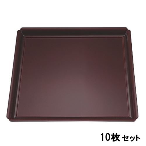 【10セット】角木瓜盆溜毘沙門天裏黒塗尺2 黒 /業務用/新品/送料無料｜厨房機器と店舗用品 TENPOS