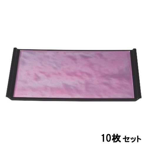 【10セット】フライト盆ピンク雲流渕黒SL尺2 黒 /業務用/新品/送料無料|厨房機器と店舗用品 TENPOS