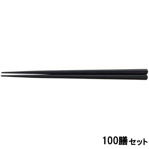 【100セット】PBT 21cm筋目六角箸 黒OM /業務用/新品/小物送料対象商品