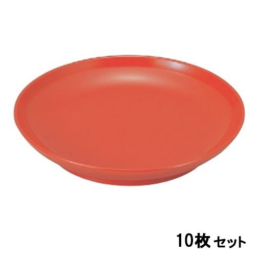 【10セット】大皿 6寸大皿朱 /業務用/新品/小物送料対象商品｜厨房機器と店舗用品 TENPOS 9,614円