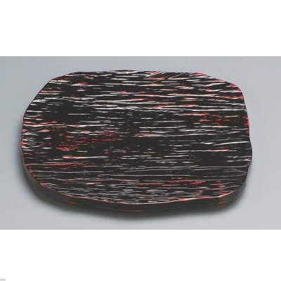 盛皿 尺0東尋坊長角とんかつ皿曙漆塗 /御役目用/新品/小物貨物輸送客体商いもの 食器・カトラリー・グラス-皿・プレート
