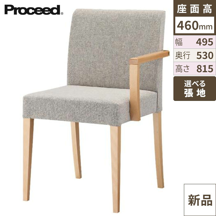 業務用椅子【プロシード】リーブル左アームイス2A-NA 11559-A 幅495×奥行530×高さ815 シート高460(mm)/業務用/新品/送料無料