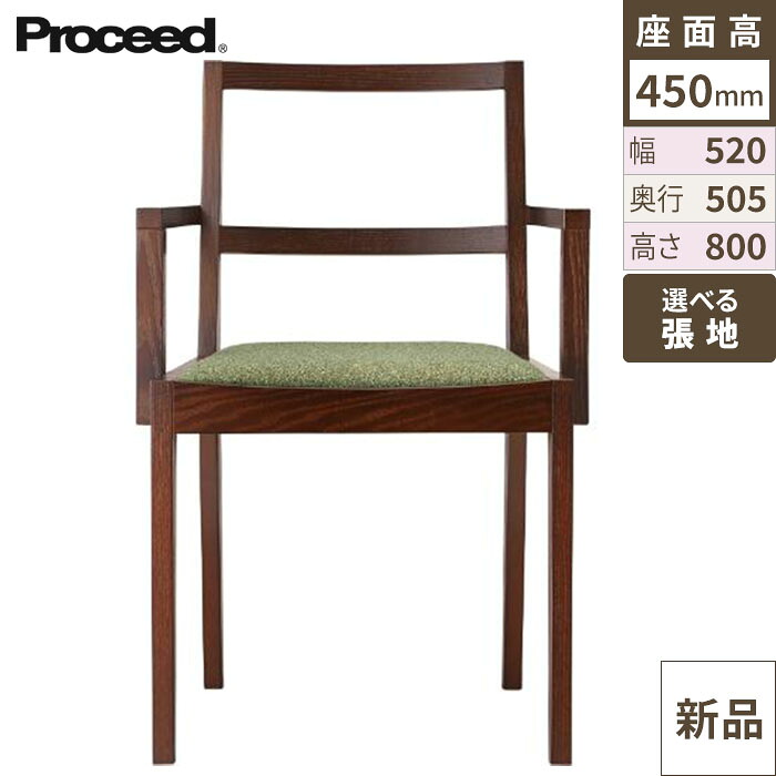 業務用椅子【プロシード】キノアームイスBR 11895-A 幅520×奥行505×高さ800 シート高450(mm)/業務用/新品/送料無料