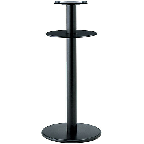 プロシード（丸二金属） テーブル脚 TABLE LEG ハイテーブル用 RL-E(BL)-A ベース400φ ポール76φ 受座角240 棚板390φ 業務用 送料無料