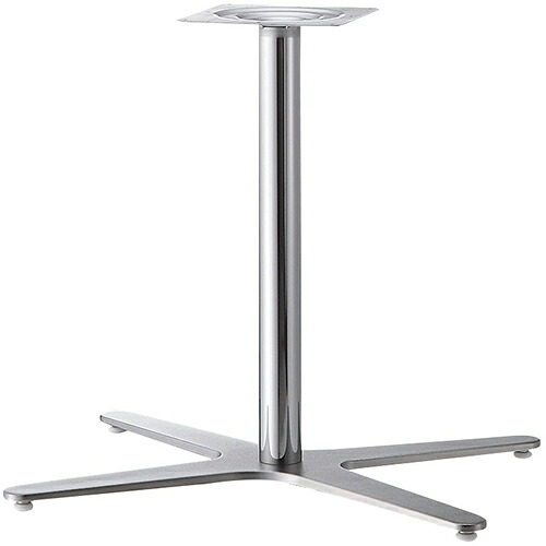プロシード（丸二金属） テーブル脚 TABLE LEG Xベース XL-B(CR)-A ポールφ76 受座角240 (mm) 業務用 送料無料