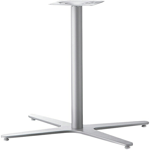 プロシード（丸二金属） テーブル脚 TABLE LEG Xベース XL-B(SI)-A ポールφ76 受座角240 (mm) 業務用 送料無料