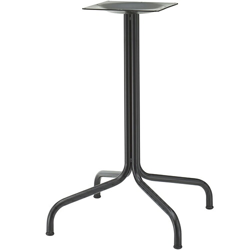 プロシード（丸二金属） テーブル脚 TABLE LEG 十字ベース XL-H(BL)-A 高さ670(mm) ポールφ22×4 受座角240 (mm) 業務用 送料無料