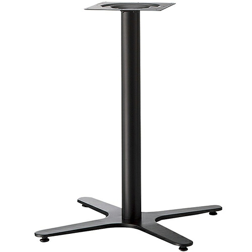 プロシード（丸二金属） テーブル脚 TABLE LEG 十字ベース XL-E(BL)-B ポールφ76 受座角240 (mm)/業務用/新品/送料無料