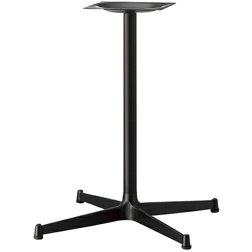 プロシード（丸二金属） テーブル脚 TABLE LEG 十字ベース XL-D(BL)-A ポールφ42 受座角240 (mm) 業務用 送料無料