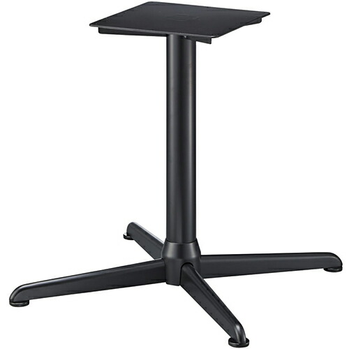 プロシード（丸二金属） テーブル脚 TABLE LEG 十字ベース XL-G(BL)-B ポールφ76 受座角350 (mm) 業務用 送料無料