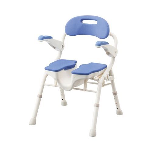 安寿 折りたたみシャワー長椅子 HP相応う/【536-071 青碧】×1組/御勤め用/新品/貨物輸送無料