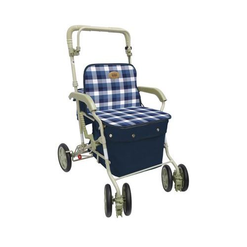 マーチS/【Bチェックブルー】×1組/業務用/新品/小物送料対象商品