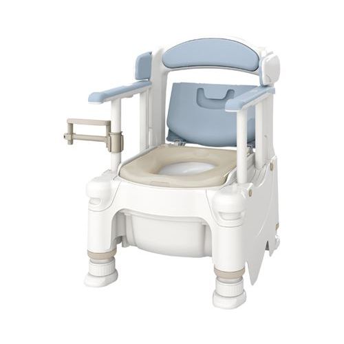 安寿 携帯型幼児用便器 FX-30 らく象さんくん ホンブルグ帽便座/【532-959 ミストブルー】×1組/お役目用/新品/貨物輸送無料