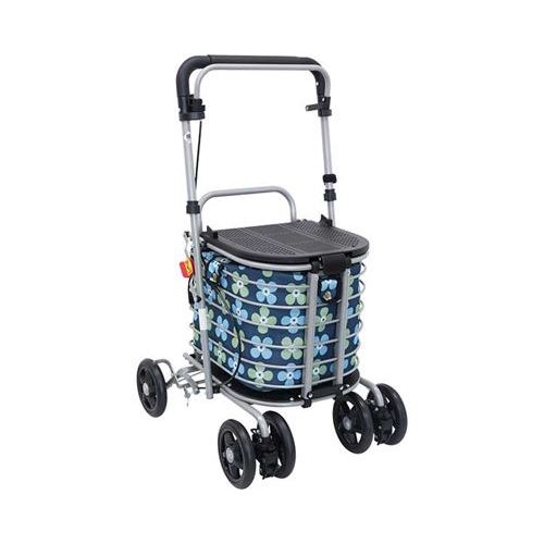 アトレ 保冷バッグ付/【CX-07023 花柄(青ベース)】/業務用/新品/送料無料