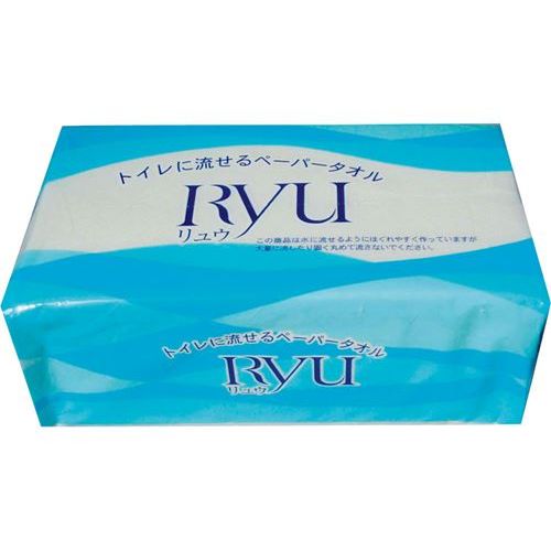 トイレに流せるペーパータオルRyu/【200枚入】×30組/業務用/新品/小物送料対象商品