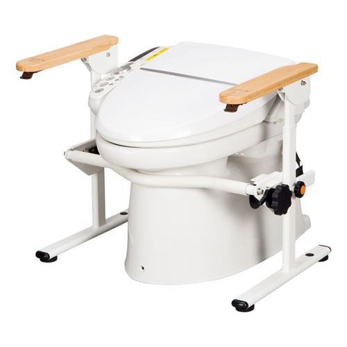 洋式トイレ用ベストサポート手すり/【627-010 ひじ掛けはねあげ】×1組/業務用/新品/送料無料