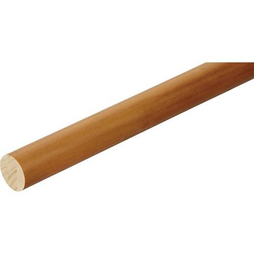 φ32 丸棒手すり 4m 5本1組/【019-1111 ライトブラウン 32LB4R】×1組/業務用/新品/送料無料