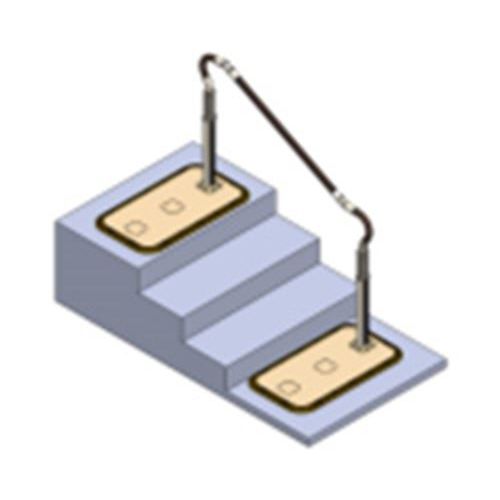 御拾い受け支える手摺りスムーディ 標準尺度伸縮手合い/【XPN-L80611 片手摺り】×1組/御役目用/新品/貨物輸送無料