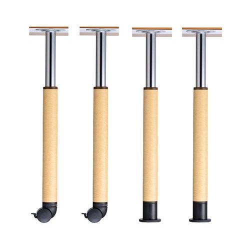 オプション ラチェット式昇降脚変更/【1台分 ストッパーキャスタータイプ】×1組/業務用/新品/送料無料