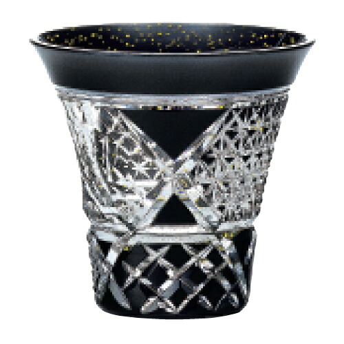 八千代切子 ギフト 杯(竹垣柄 たけがきがら) 高さ68(mm)/業務用/新品/小物送料対象商品