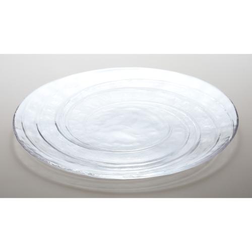 46127 【オリエント佐々木硝子】 グラッセ 一皿270 φ270粍 /御勤め用/新品/小物貨物輸送客体商いもの