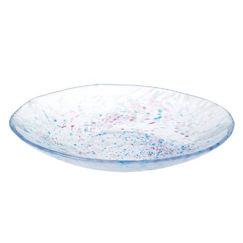 WA321 【オリエント佐々木瑠璃】 麺皿(サクラ色) φ240粍 /お役目用/新品/小物貨物輸送客体商いもの